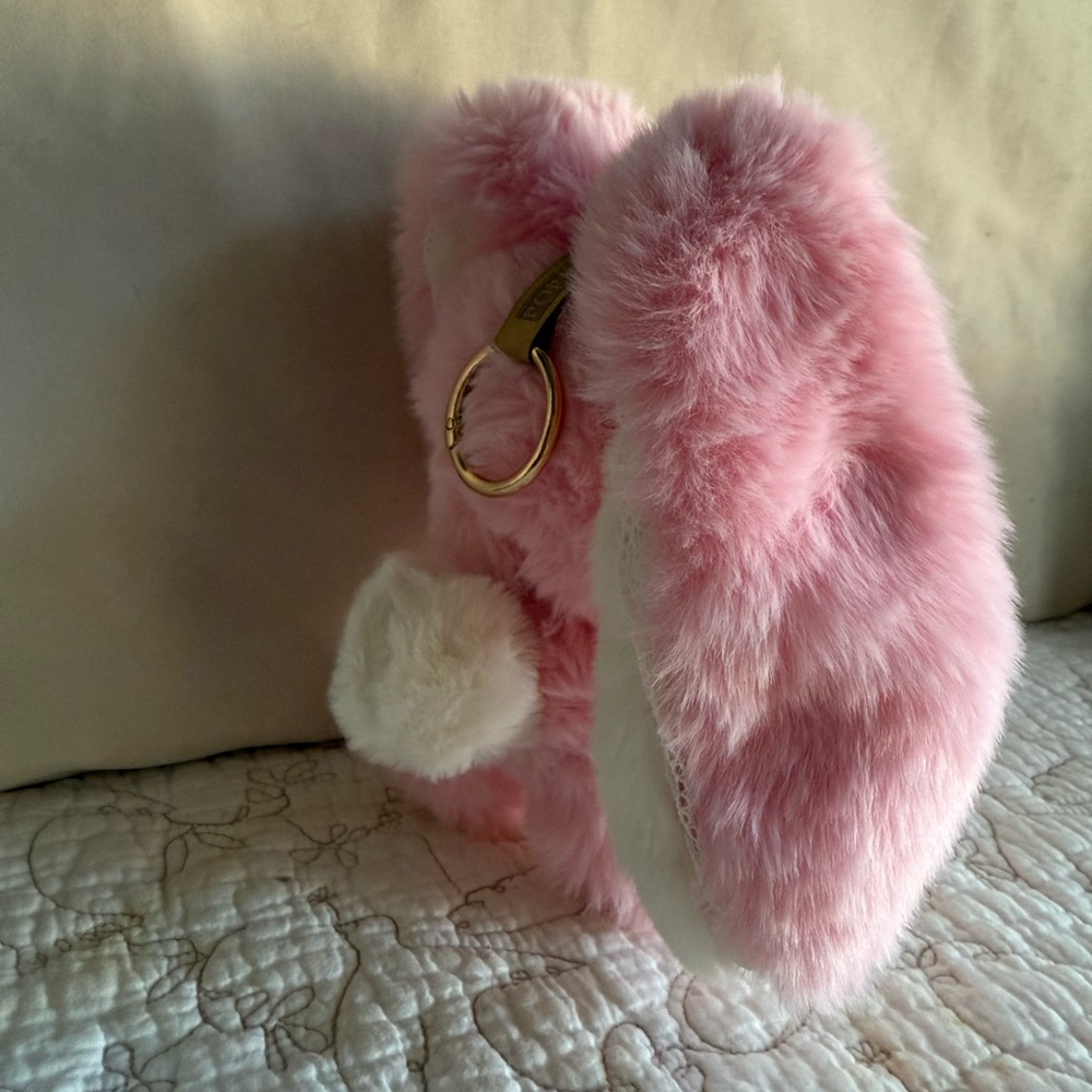 Long Ears Custom Bunny Pink & White w/ Barrett & Bell - Picture 8 of 8